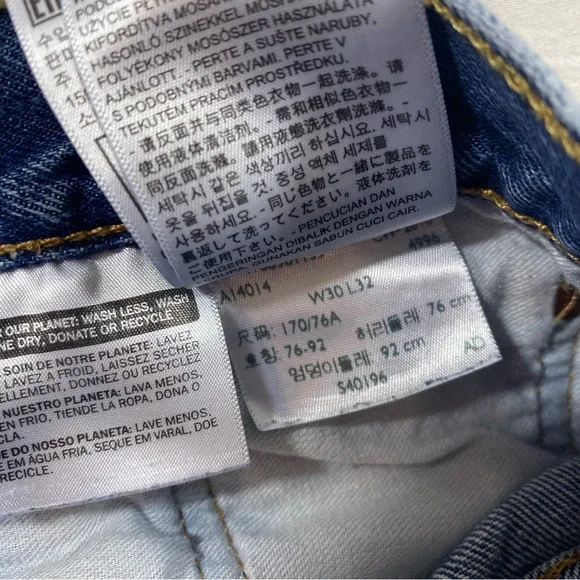 Levi's Blue Straight Jeans Classic Style Denim jeans - Picture 3 of 9